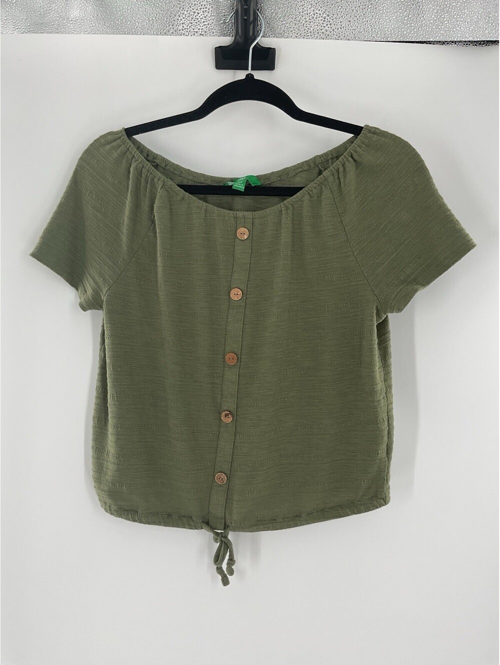 Dip Women’s Cropped Extra Small Green Shirt 121